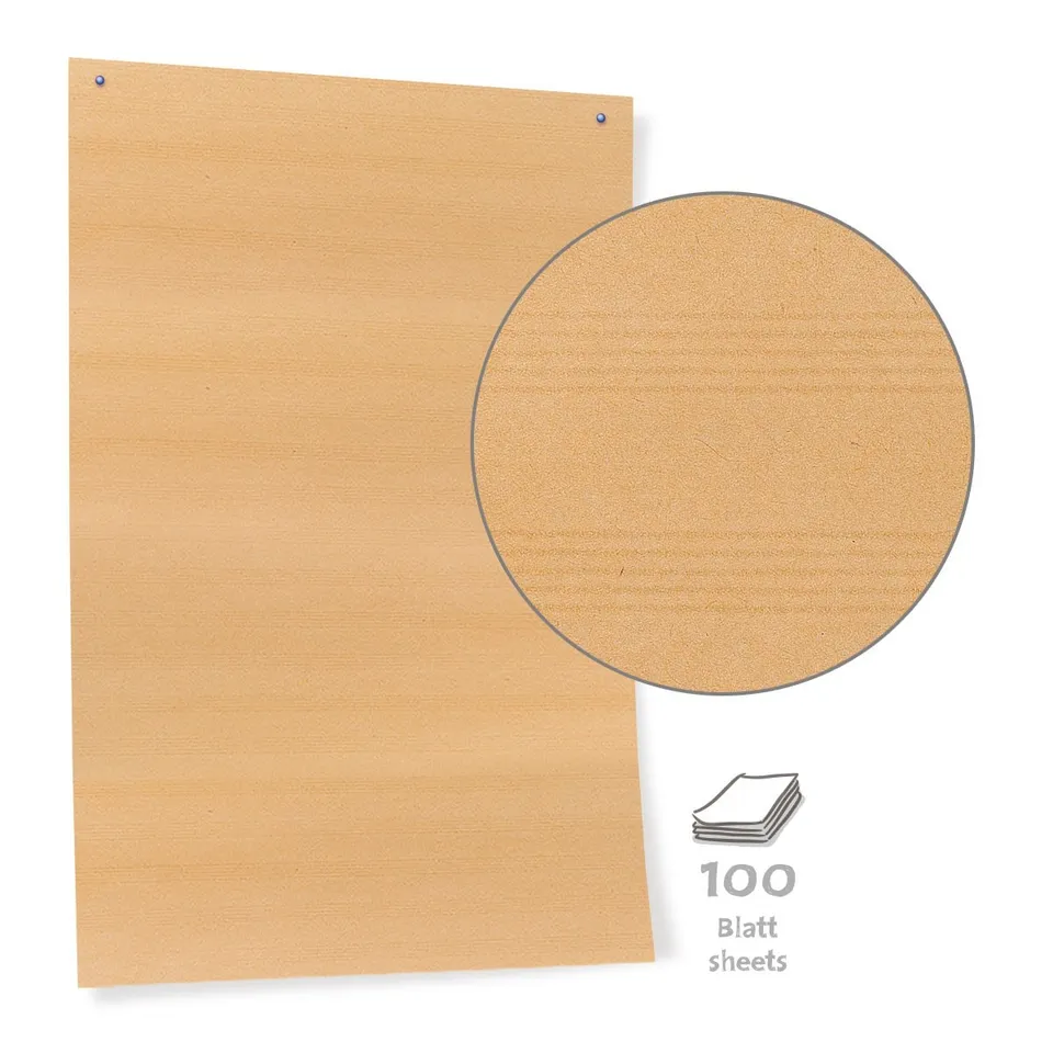 neuland-pinnwand-papier-beige-mit-linienstruktur-116x140-cm image 1