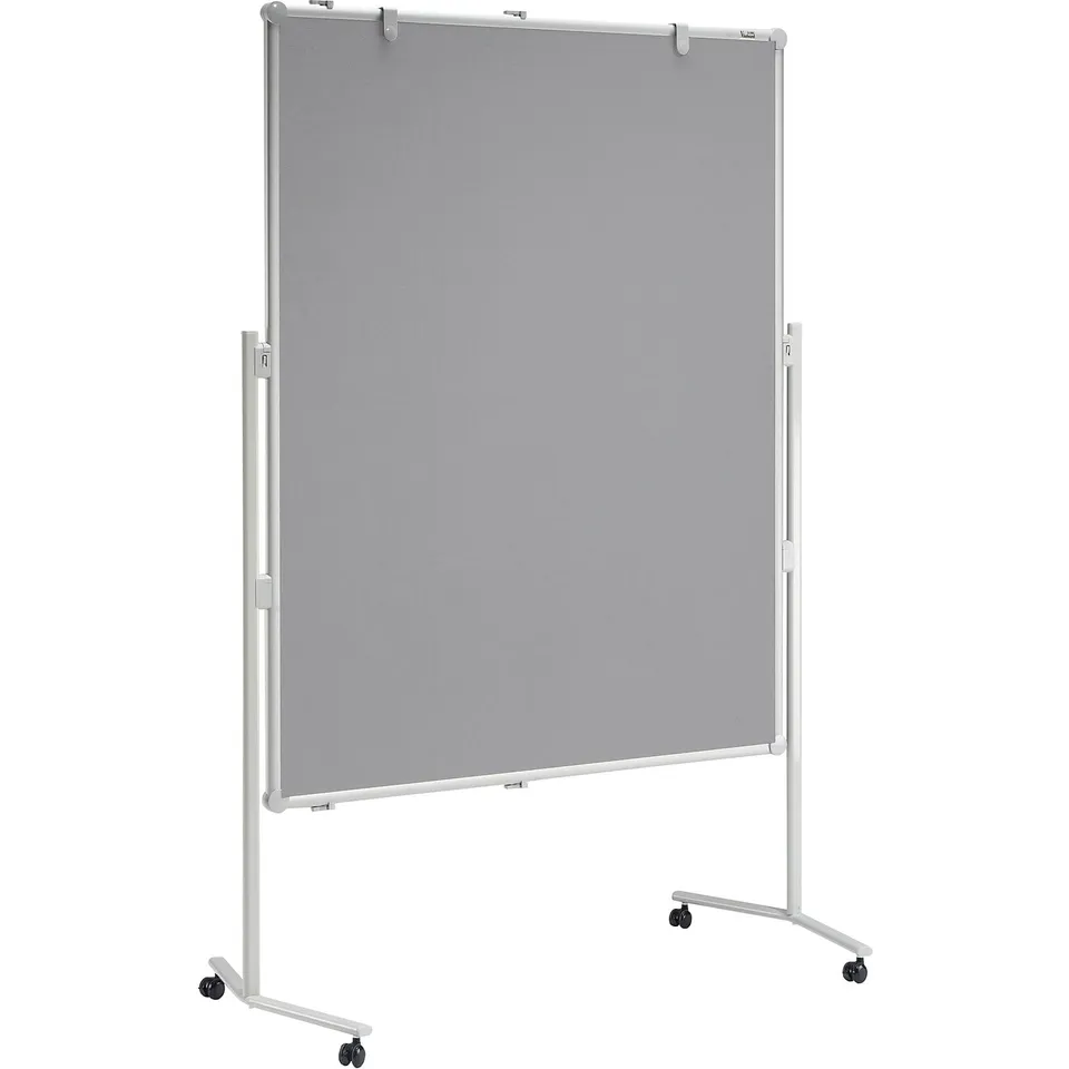 maul-maulpro-moderationstafel-150-x-120-cm-grau-mobil-mit-rollen image 1