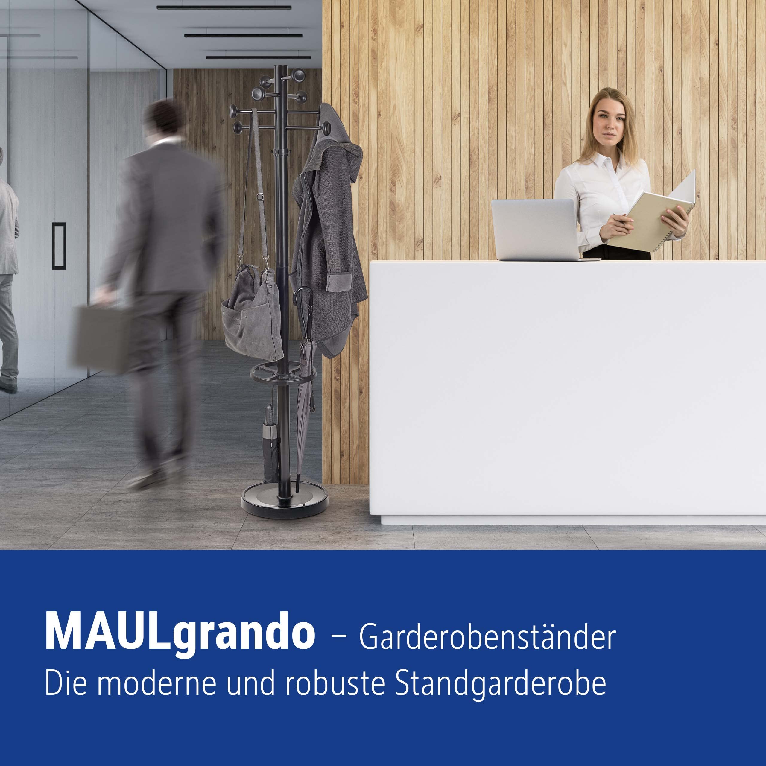 maul-maulgrando-garderobenst-nder-schwarz-16-haken image 2
