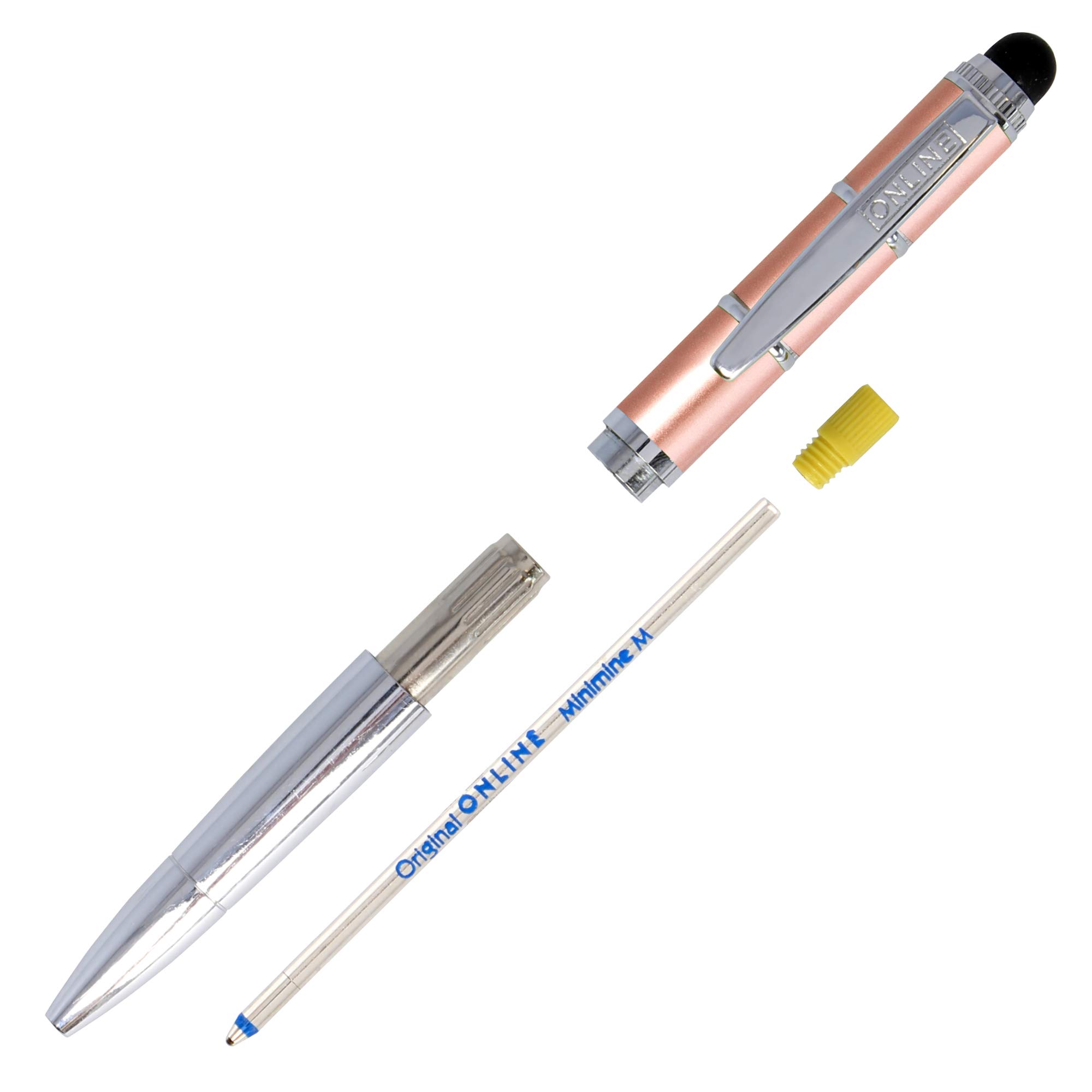 online-piccolo-stylus-rosegold-2-in-1-drehkugelschreiber-und-touchpen-f-r-tablet image 4
