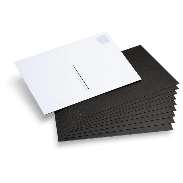 neuland-postkarten-set-10er-wei-schwarz image 1