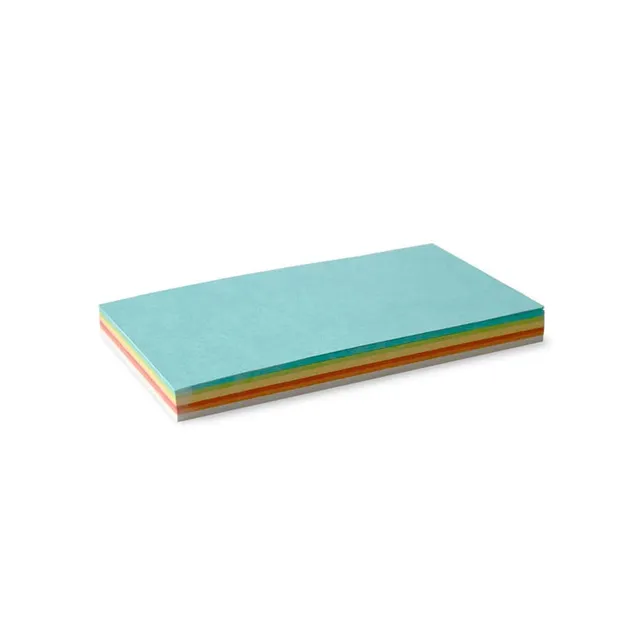 neuland-notizbl-tter-lose-120-blatt-7x13-cm-recycling-6-farbig image 1