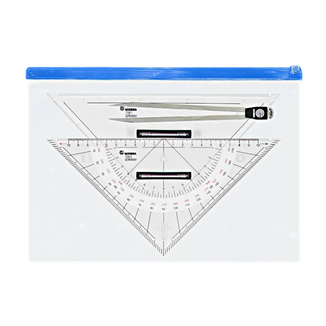 ecobra-skipper-navigations-set-mit-marinezirkel-7047-und-dreiecken image 1