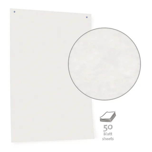 neuland-pinnwand-papier-wei-recycling-116x140-cm image 1