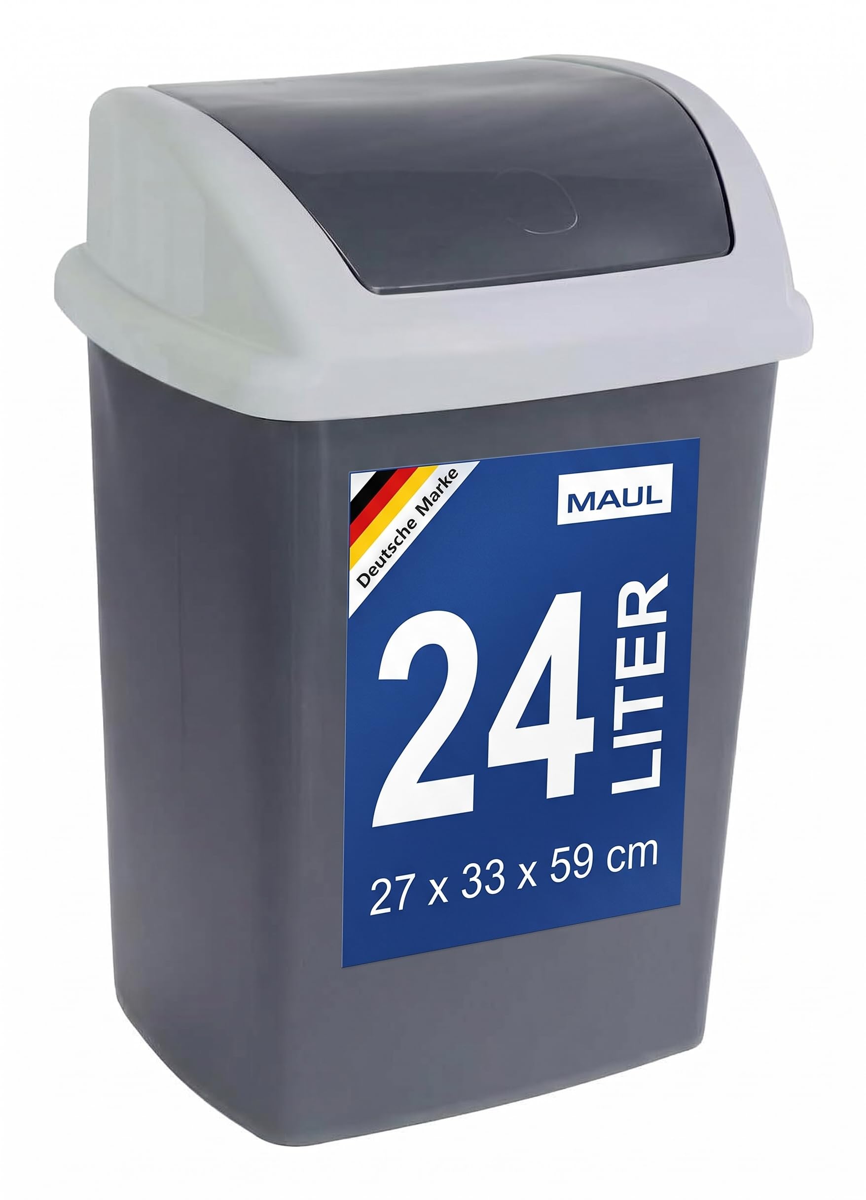 maul-abfalleimer-maulswing-5-l-dunkelgrau-mit-schwingdeckel image 7