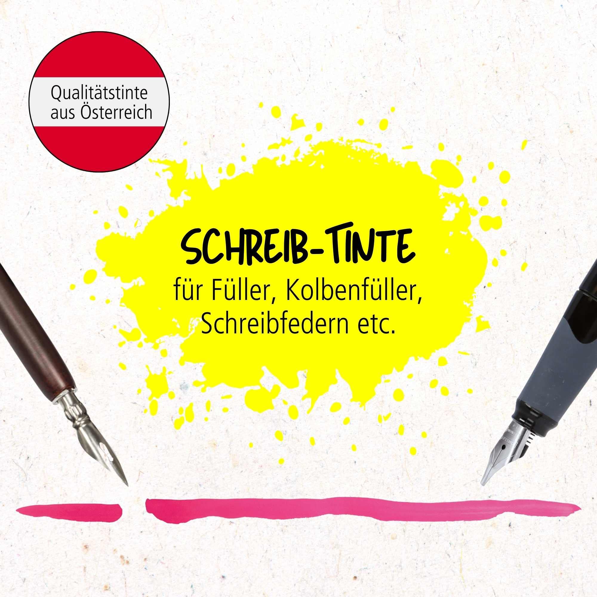 online-tinte-pink-15-ml-tintenglas-wasserbasierte-f-llertinte-f-r-kalligrafie-ha image 3