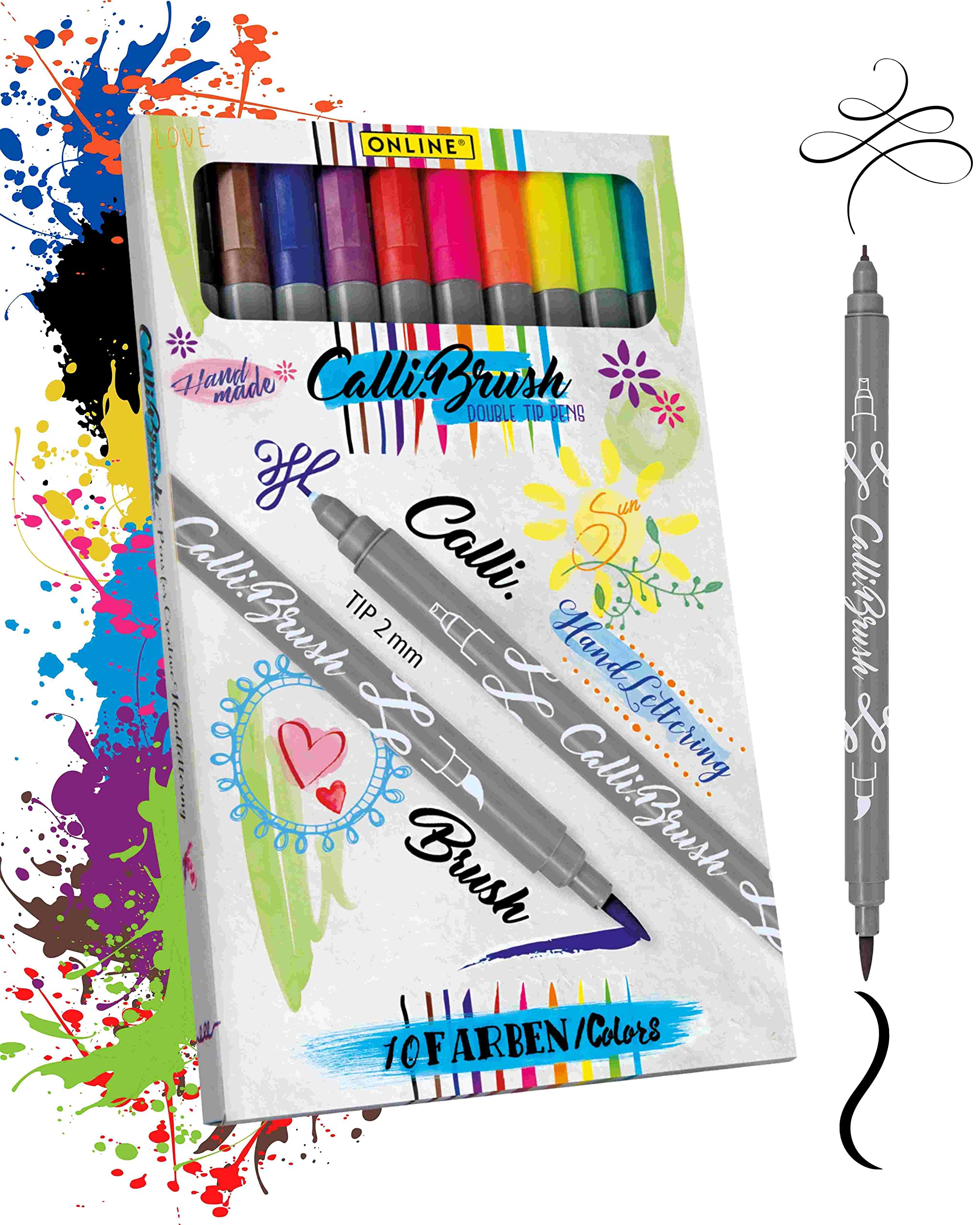 online-outline-pens-glitzerstifte-metallic-6-farben image 6