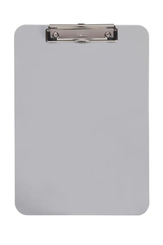 maul-klemmbrett-a4-grau-mit-starker-b-gelklemme-f-r-bis-zu-80-blatt image 1