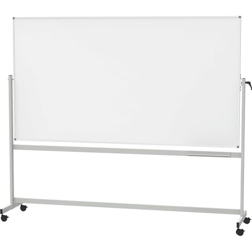 maul-maulstandard-whiteboard-mobil-silber-120x220-cm-drehbar-beidseitig image 7