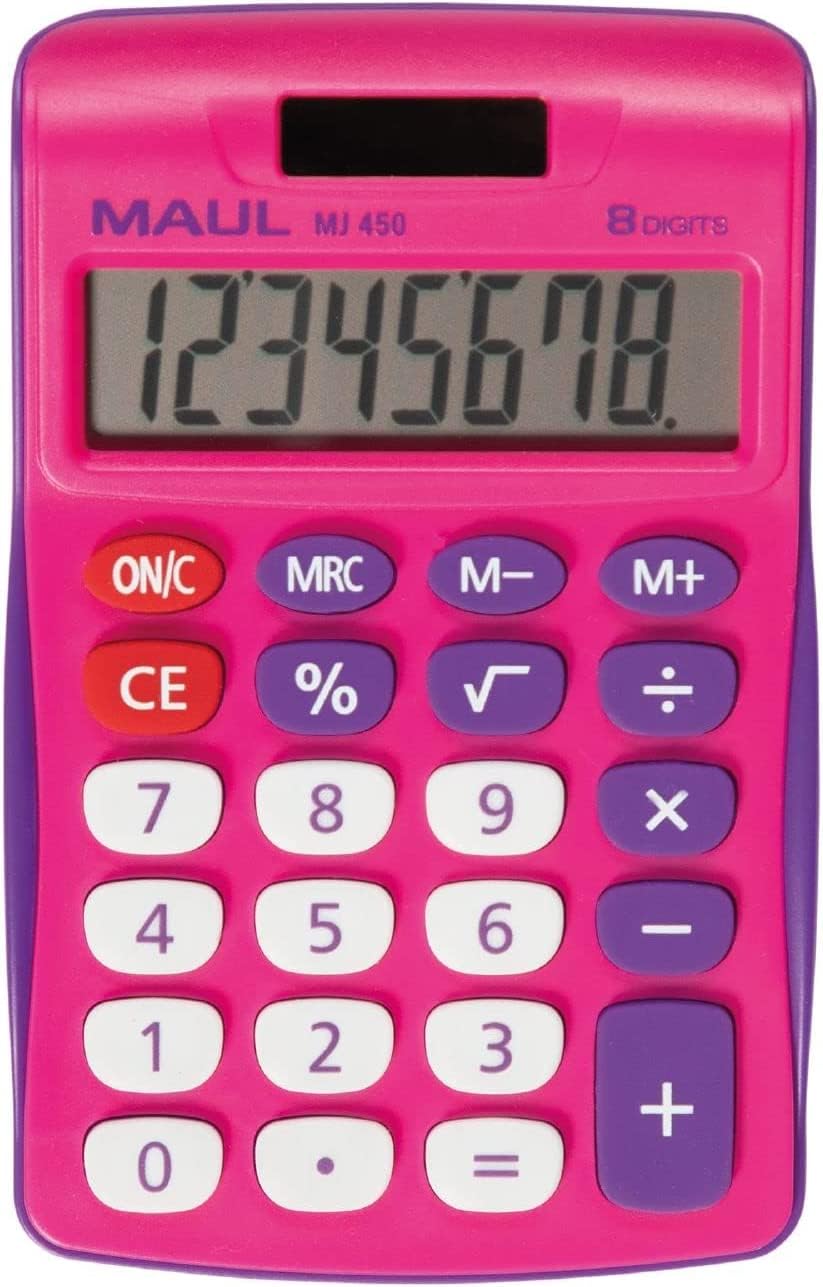maul-tischrechner-eco-mj-555-wei-solar-10-stellig-kompakt image 4