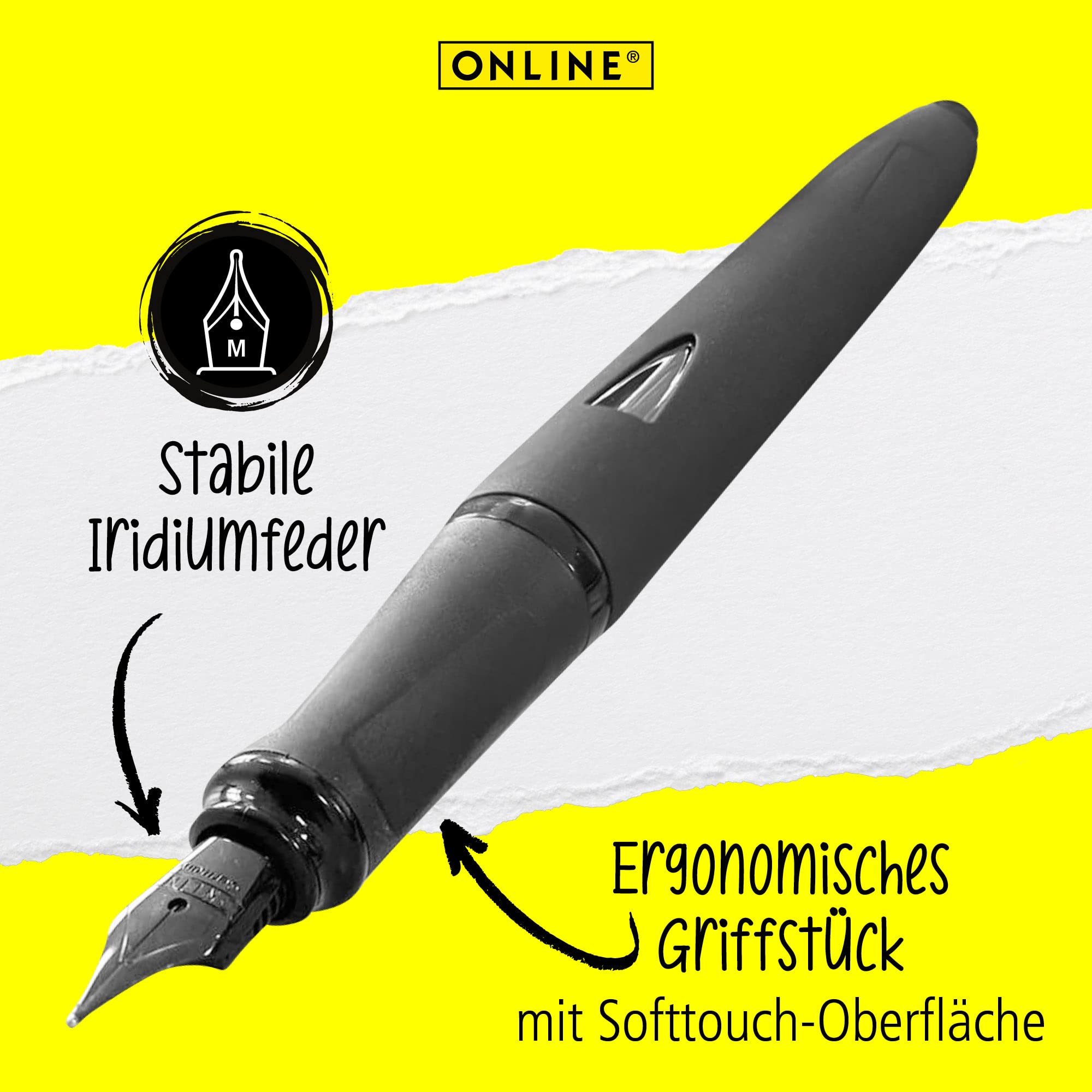online-switch-expert-patronen-f-ller-mit-touchpen-iridiumfeder-m-schwarz image 2