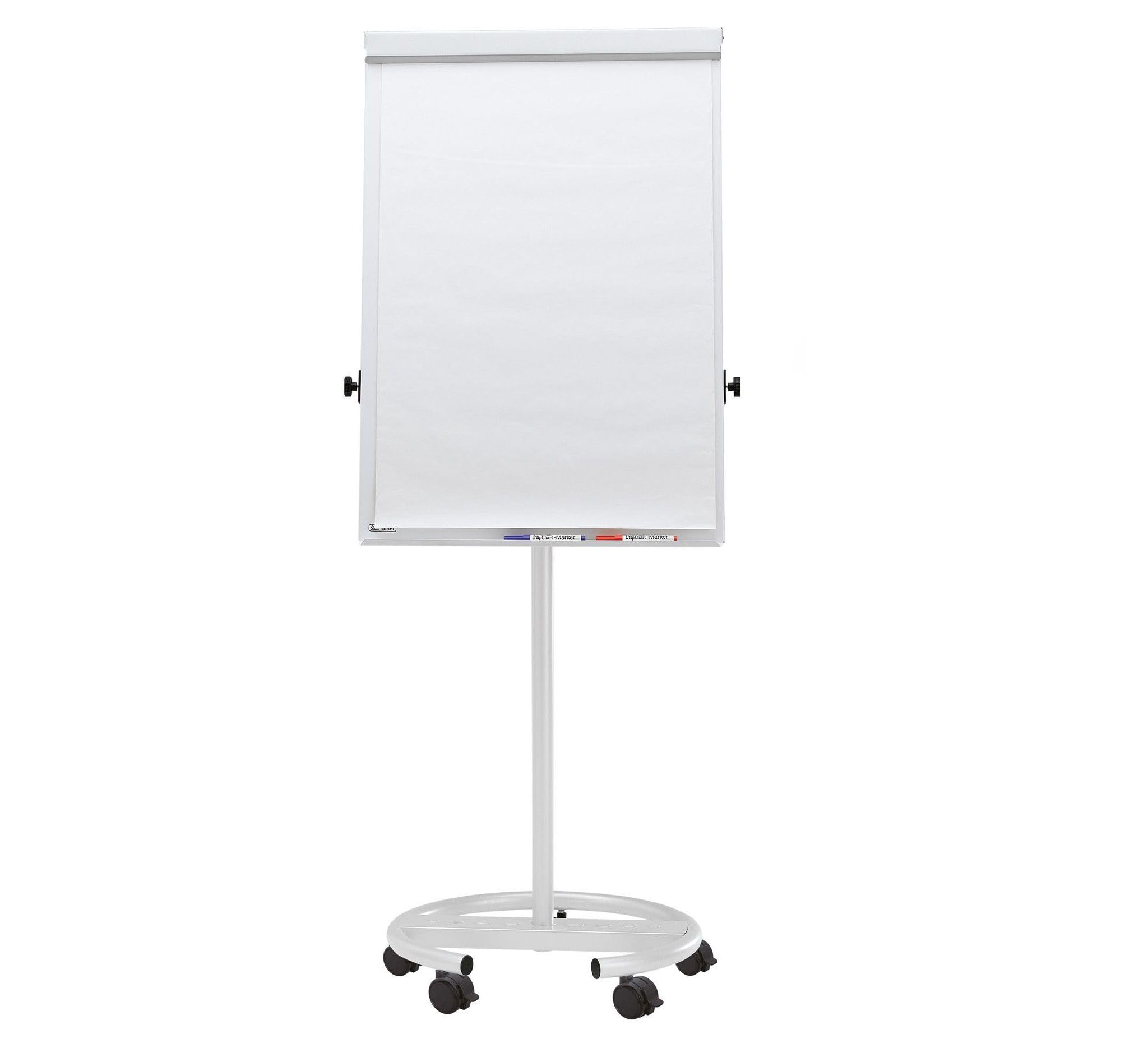 maul-flipchart-mauloffice-wei-h-henverstellbar-rollbar-magnethaftend image 1