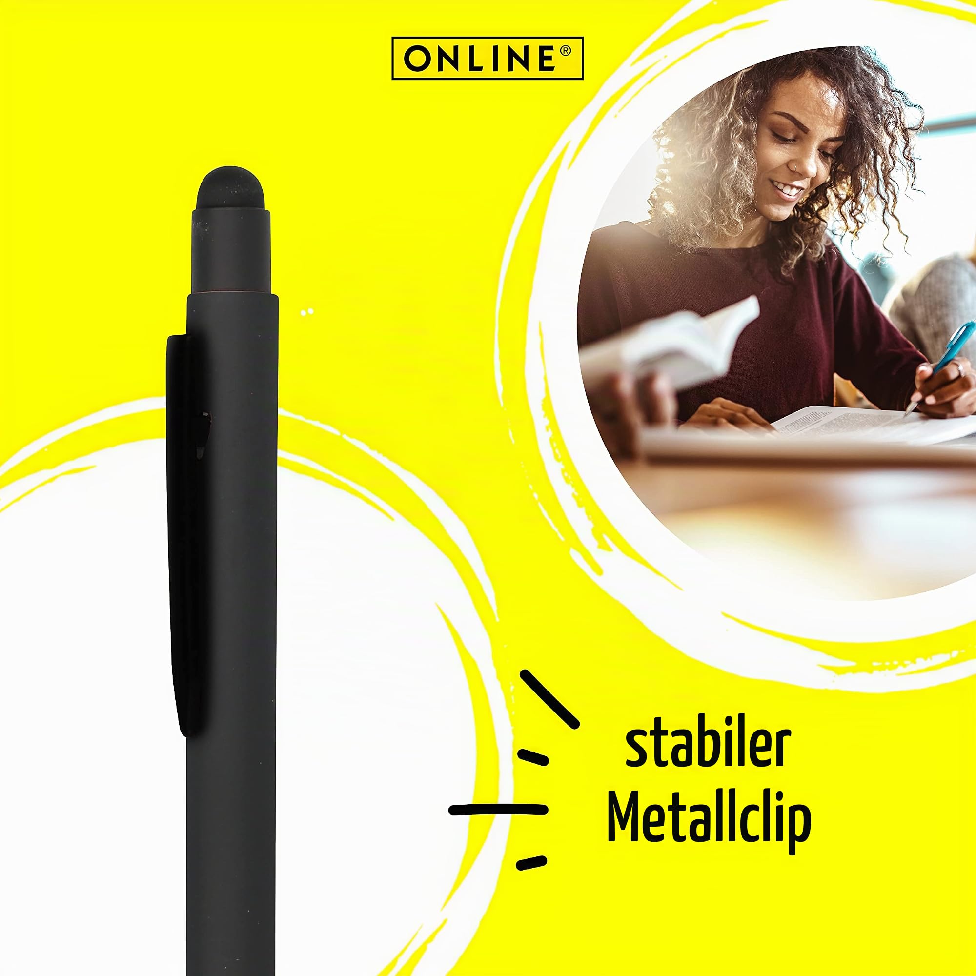 online-alu-stylus-kugelschreiber-schwarz-mit-touchpen image 4