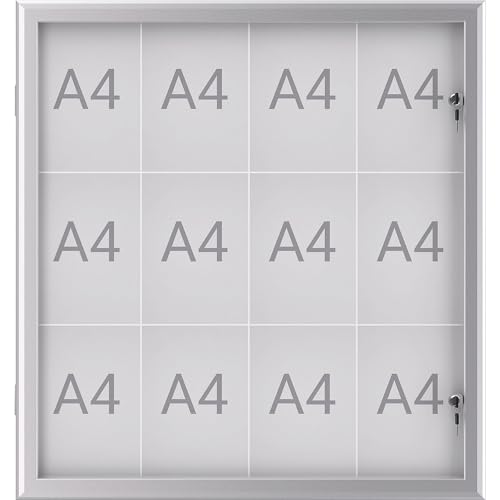 maulexcite-schaukasten-silber-f-r-12x-a4-querformat-abschlie-bar image 6