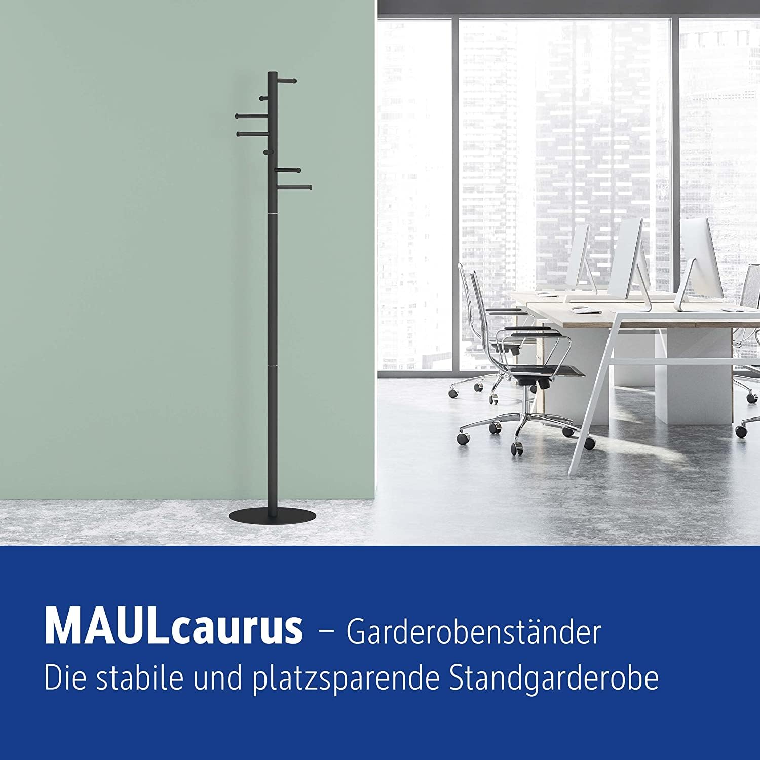maul-garderobenst-nder-maulcaurus-standgarderobe-schwarz image 3