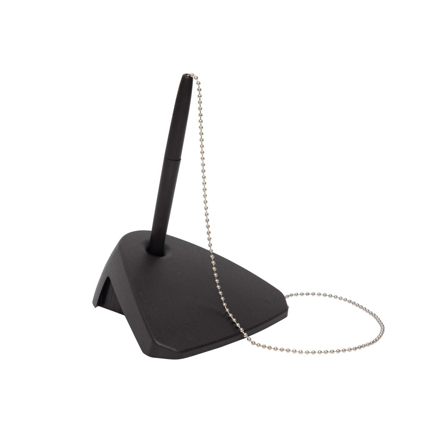 maul-modern-recycling-kugelschreiberst-nder-blau-freistehend-mit-40-cm-kugelkett image 5