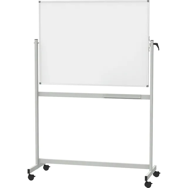 maul-maulstandard-whiteboard-mobil-wei-silber-90x120-cm-magnethaftend image 1