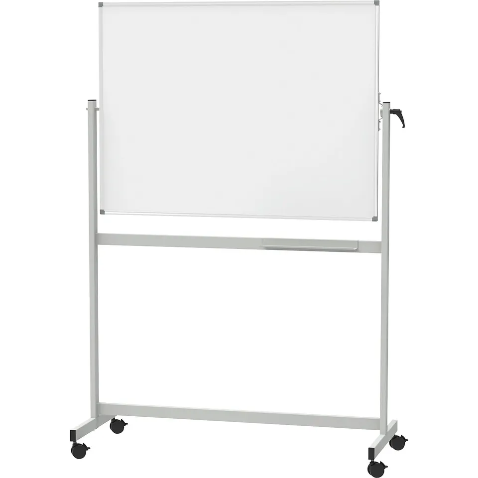 maul-maulstandard-whiteboard-mobil-wei-silber-90x120-cm-magnethaftend image 1