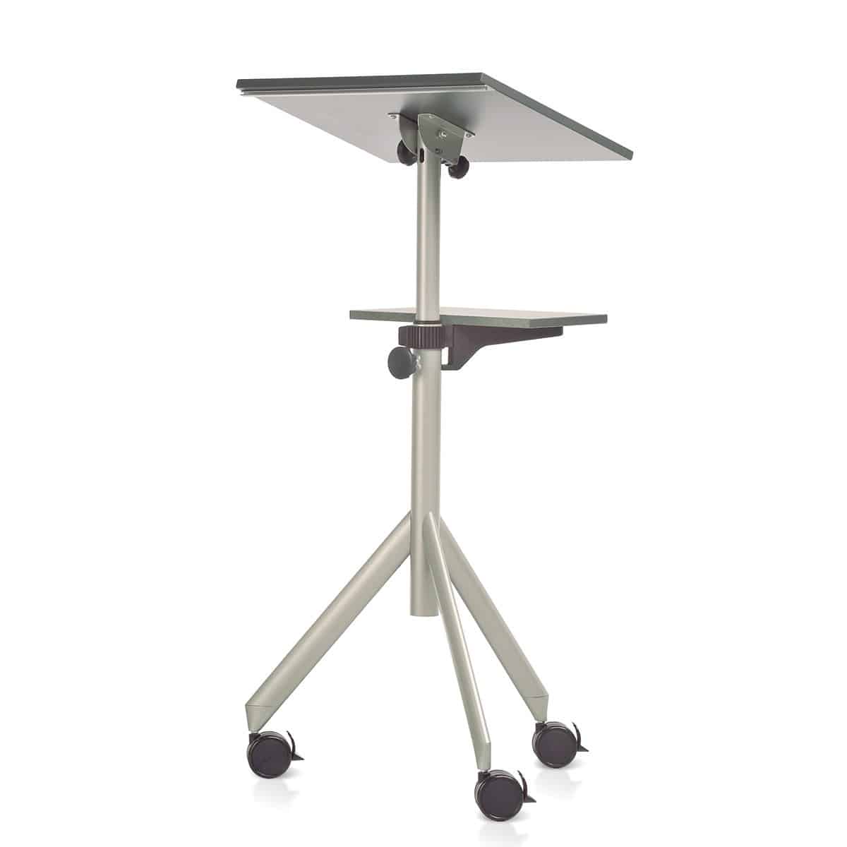 neuland-tomove-2-rednerpult-grau-fahrbar-h-henverstellbar image 2