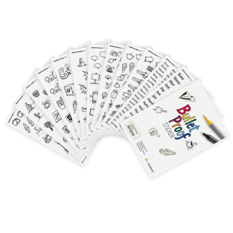 neuland-motiv-sticker-set-bulletproof-kleine-gr-e image 1