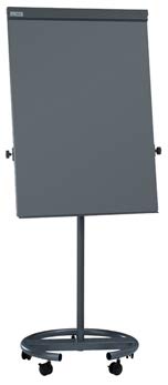 maul-maulballfix-flipchart-papierhalter-stahlleiste-grau image 4