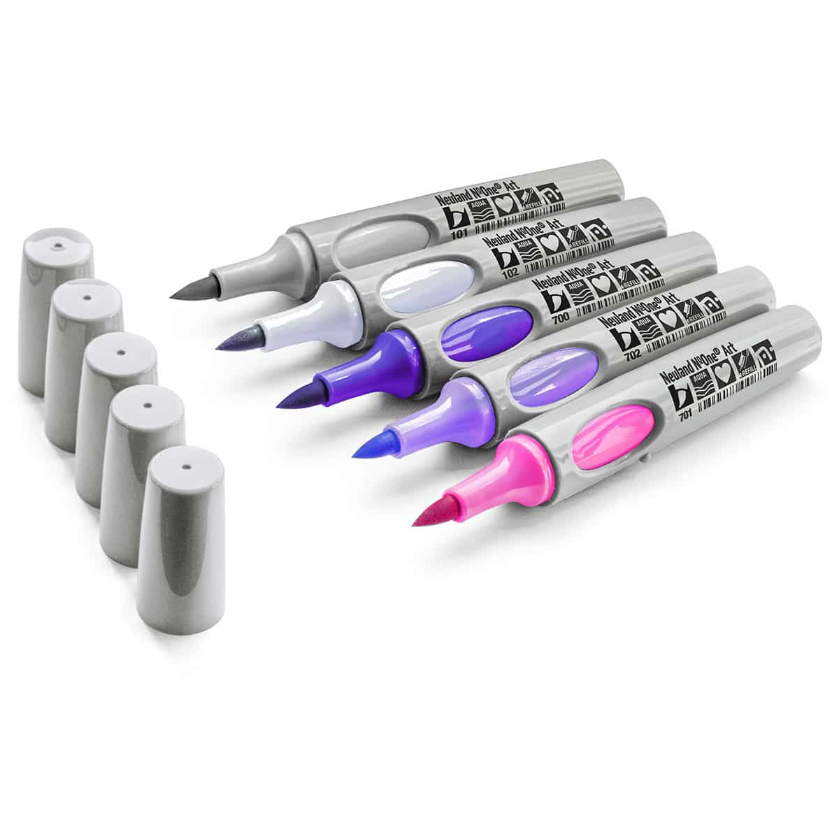 neuland-no-one-art-marker-5er-set-pinselspitze-0-5-7-mm-nachf-llbar image 6