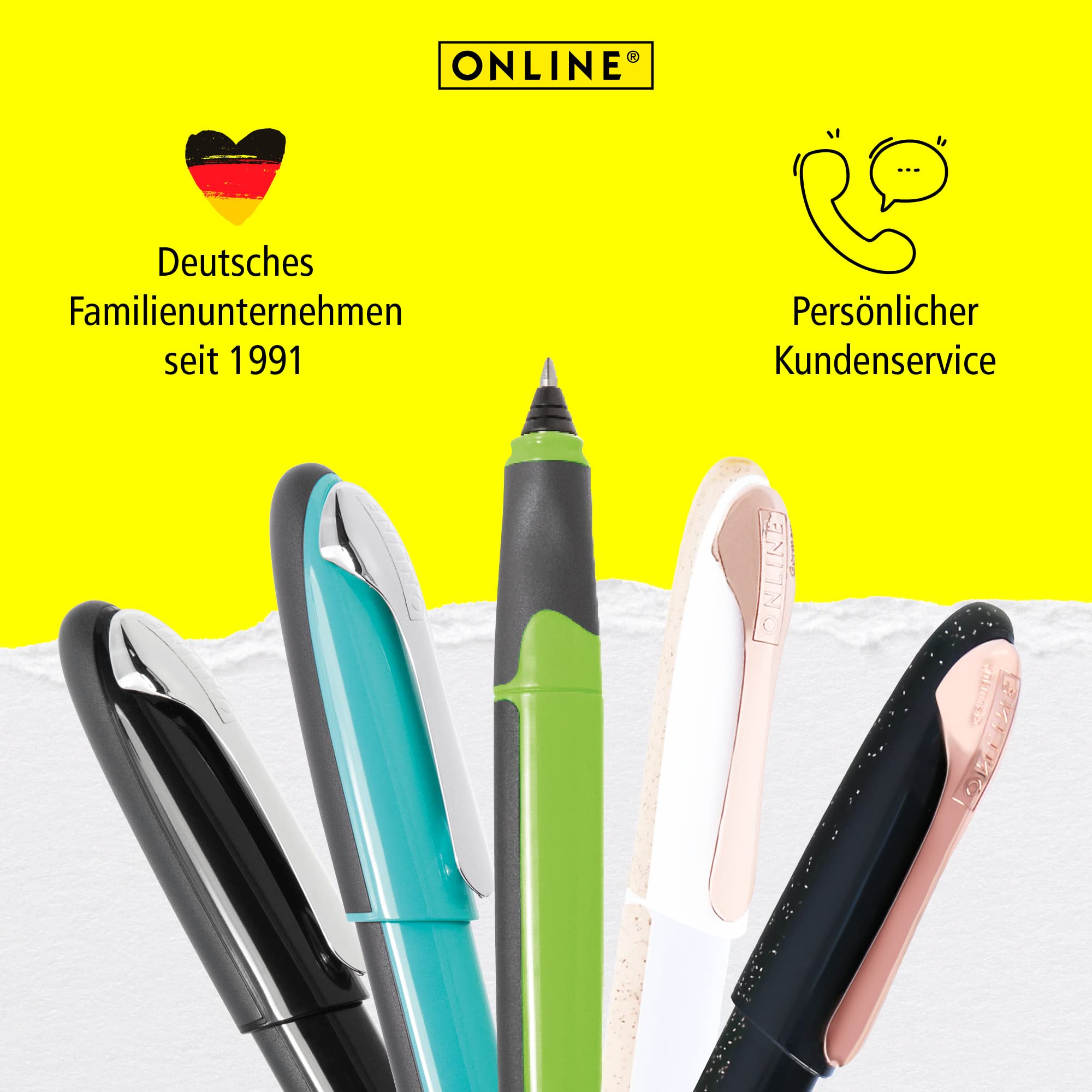 online-air-tintenroller-black-rose-0-7-mm-dreiecks-rollerpen-nachf-llbar image 6