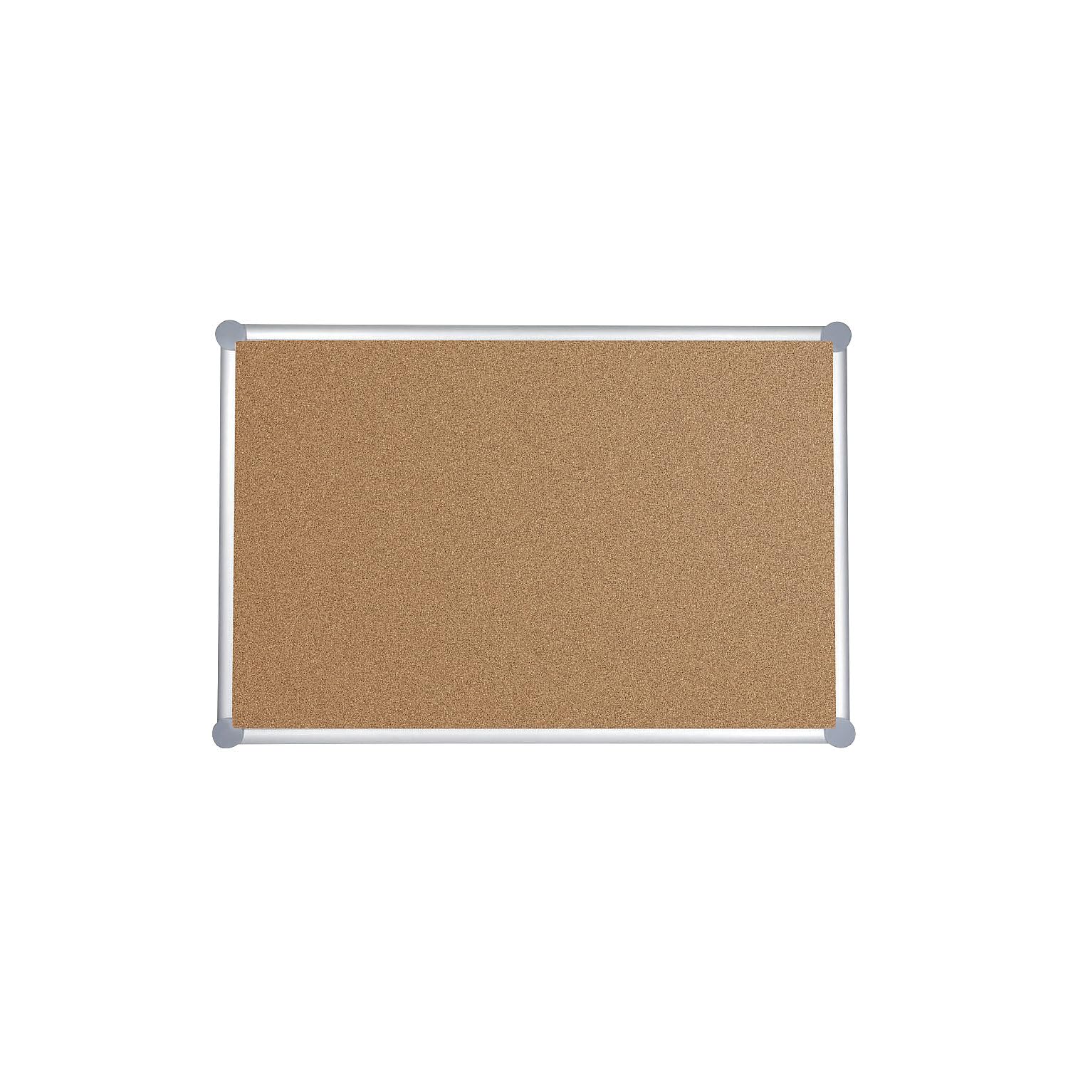 maul-maulpro-pinnwand-kork-braun-90-x-180-cm-alurahmen image 1