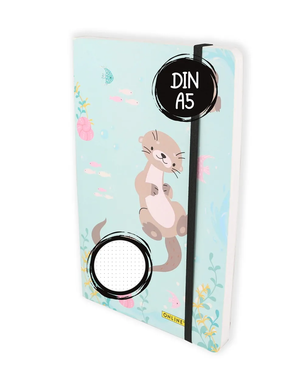 online-bullet-journal-otter-dotted-a5-soft-cover-120-g-m-144-seiten image 1
