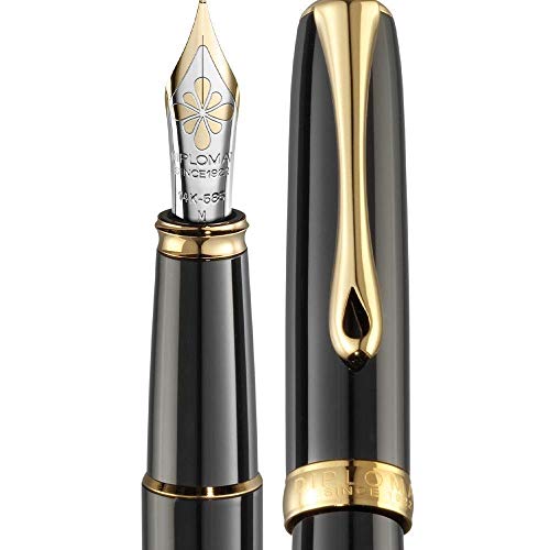diplomat-excellence-a2-f-llhalter-lack-schwarz-vergoldet-14kt image 5