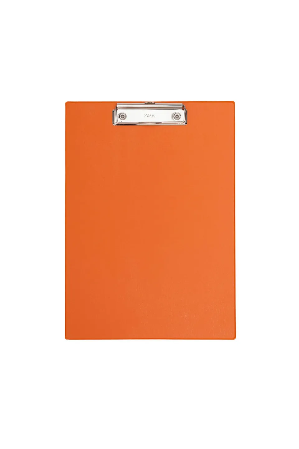 maul-klemmbrett-a4-orange-mit-b-gelklemme image 1