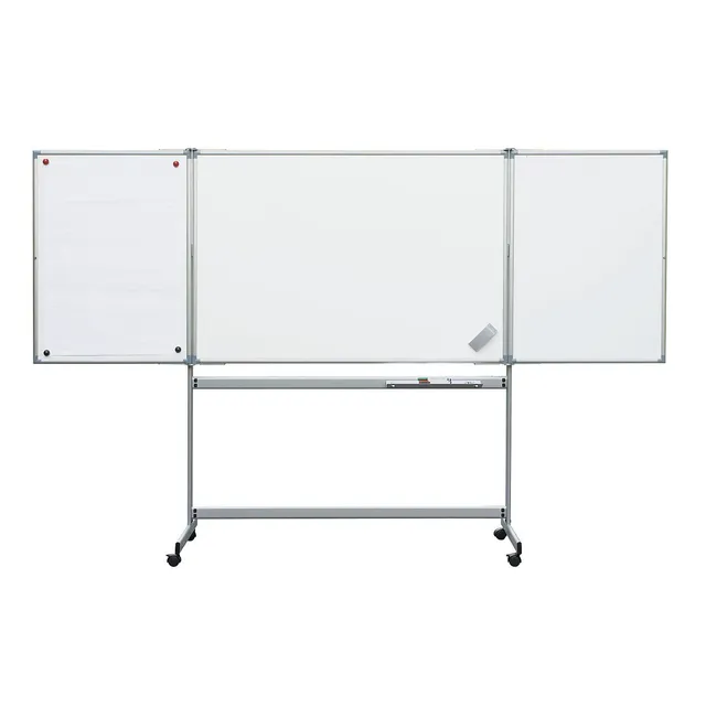 maul-maulpro-whiteboard-mobil-klappbar-wei-150x100-cm-auf-rollen-6-qm image 1