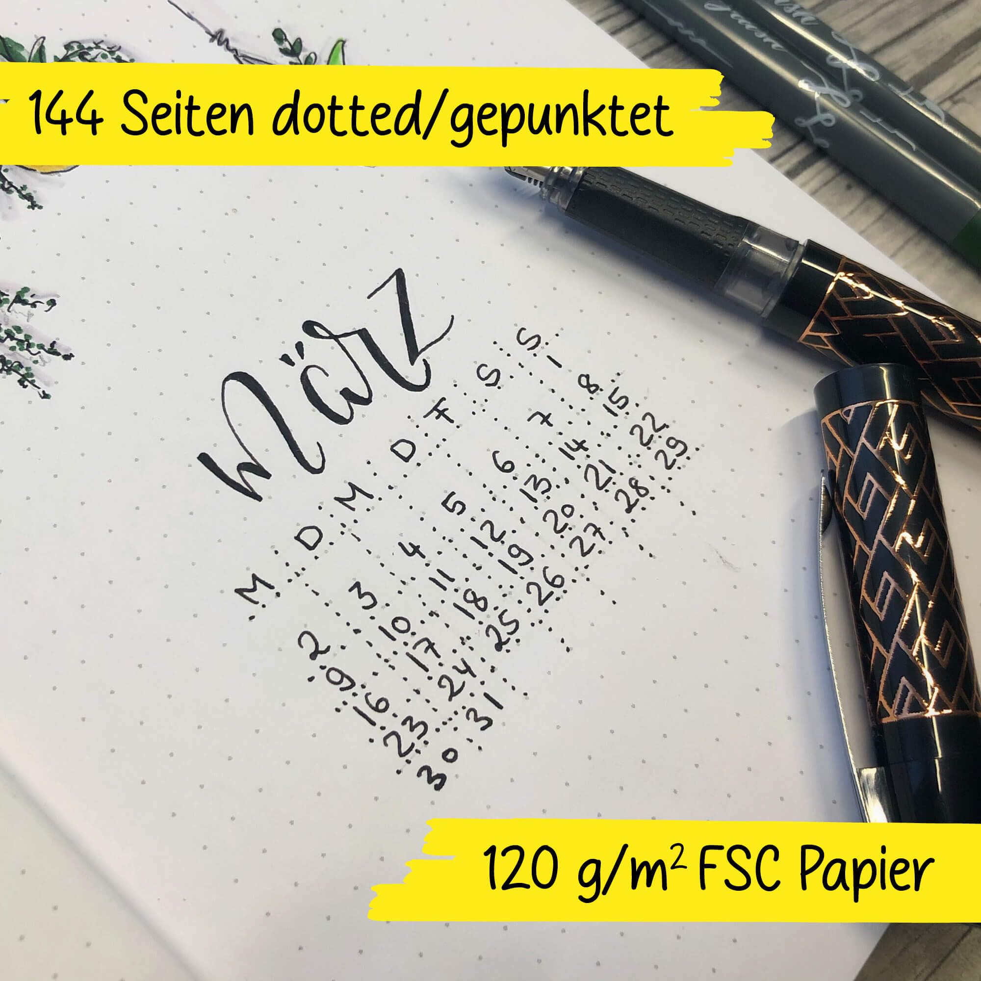 online-bullet-journal-otter-dotted-a5-soft-cover-120-g-m-144-seiten image 2