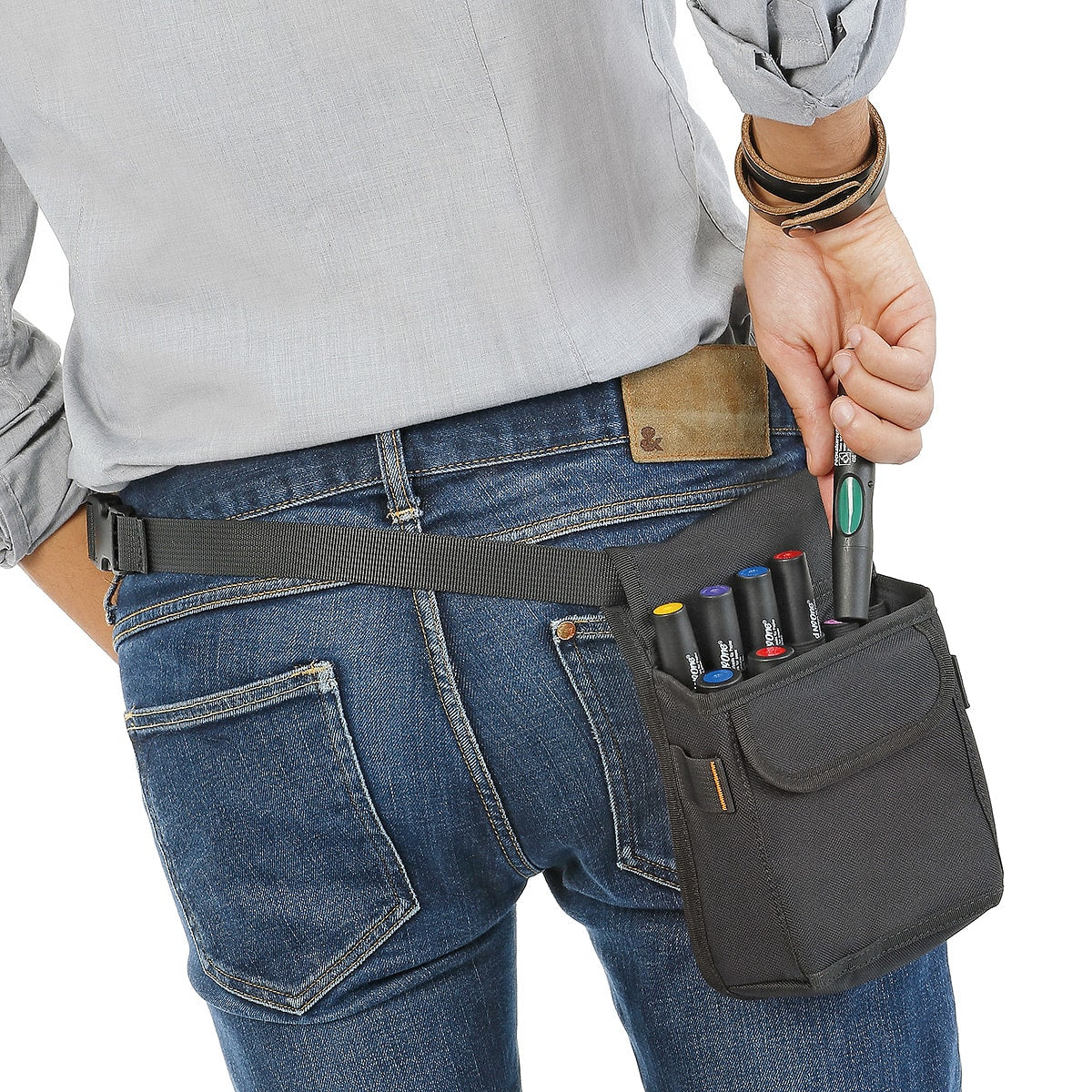 neuland-baggyone-g-rteltasche-f-r-trainer-schwarz image 2