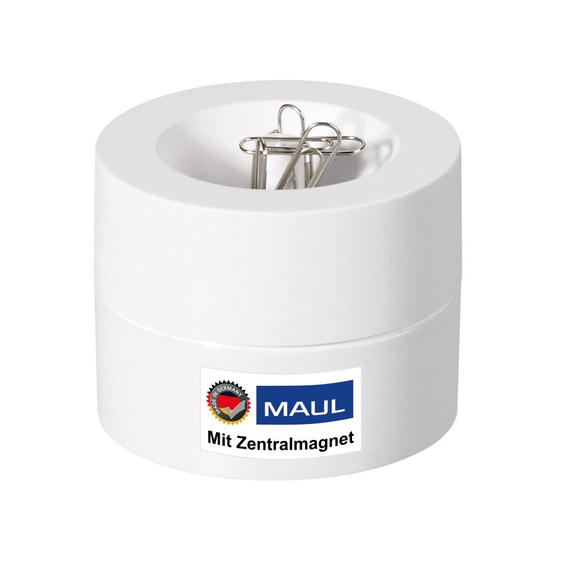 maul-maulpro-klammernspender-magnetisch-wei-inkl-15-b-roklammern image 1