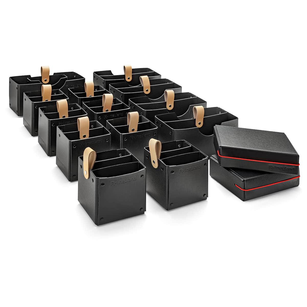 neuland-novario-boxen-sets-aufbewahrungsboxen-schwarz image 8
