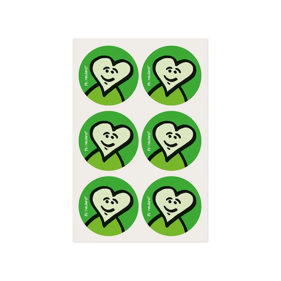 neuland-vizdots-bewertungspunkte-symbole-39-mm-herz-blitz-idee-frage image 1