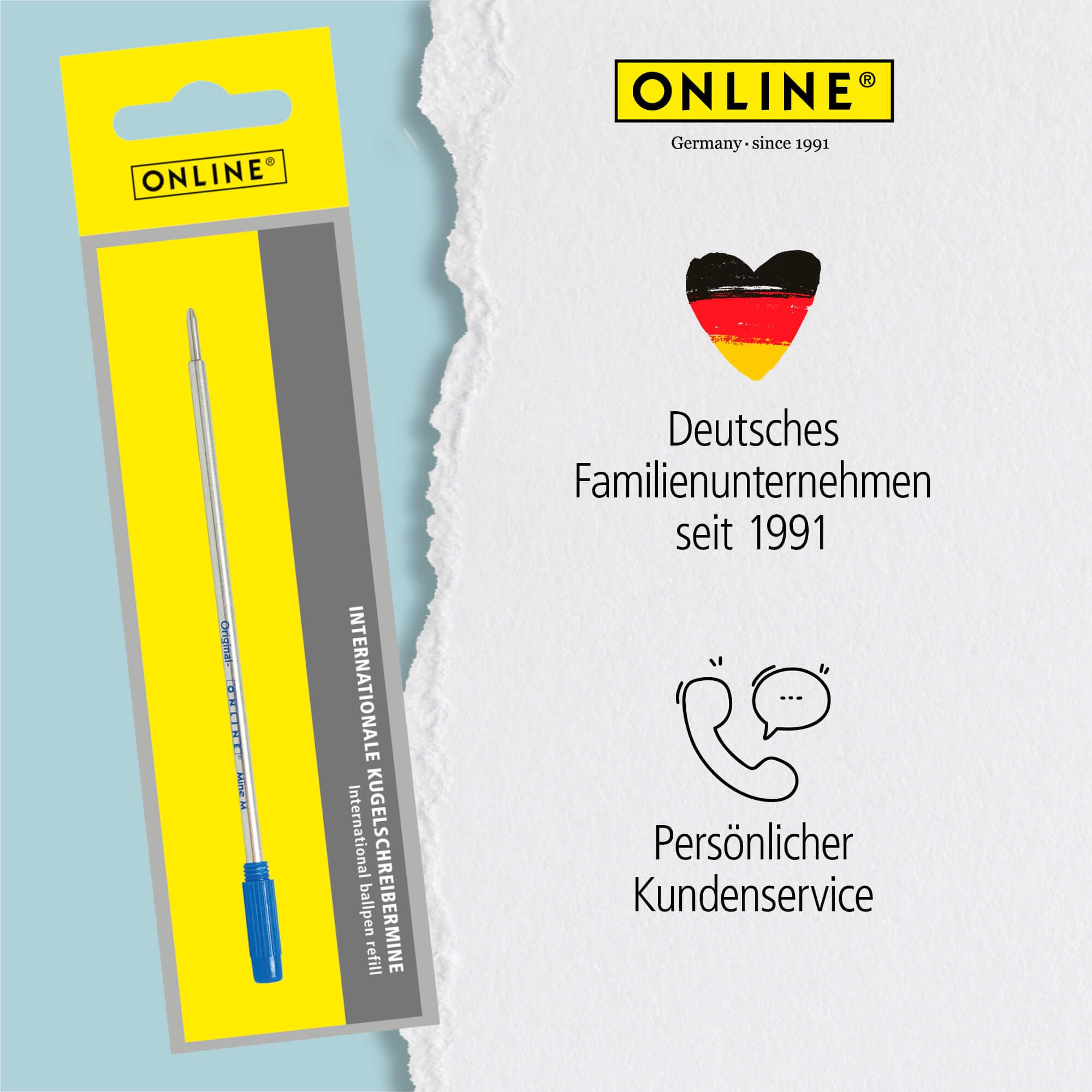 online-ersatzmine-c1-kugelschreibermine-m-blau-dokumentenecht image 6
