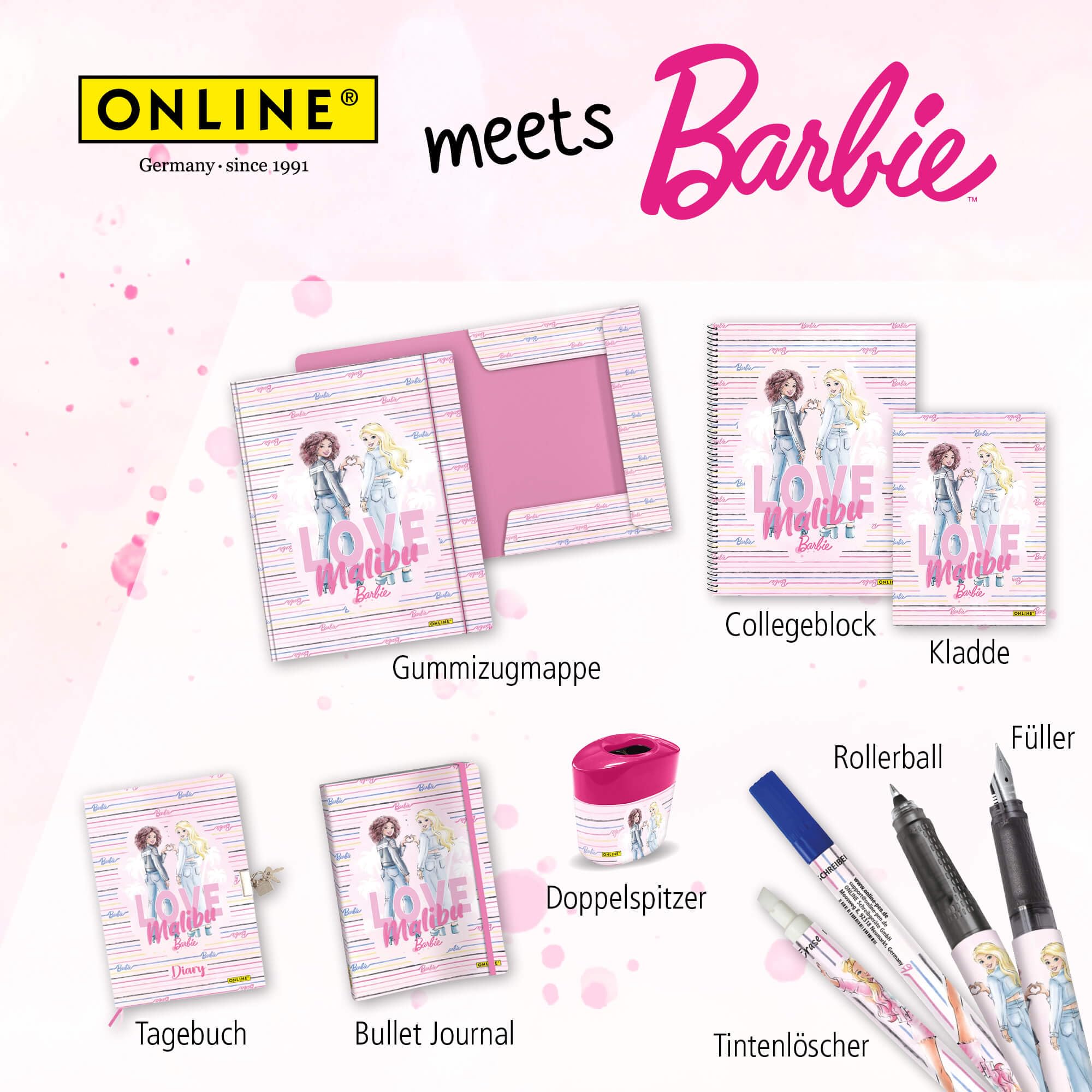 online-barbie-notizb-cher-a5-dotted-2er-set-192-seiten image 6