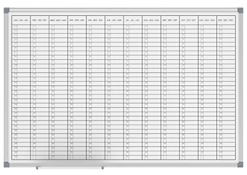 maul-maulstandard-jahresplaner-wei-60x90-cm-magnetisch-abwischbar image 2