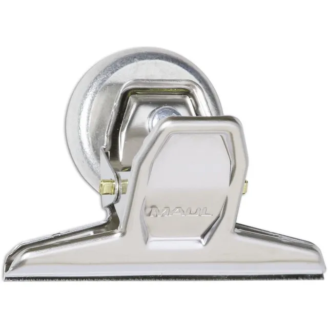 maul-maulpro-magnet-papierklemmer-silber-metall-75-mm-3er-set image 1