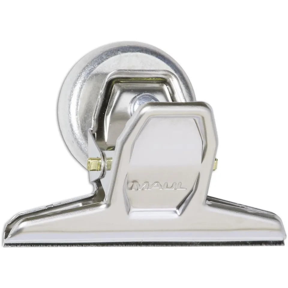maul-maulpro-magnet-papierklemmer-silber-metall-75-mm-3er-set image 1