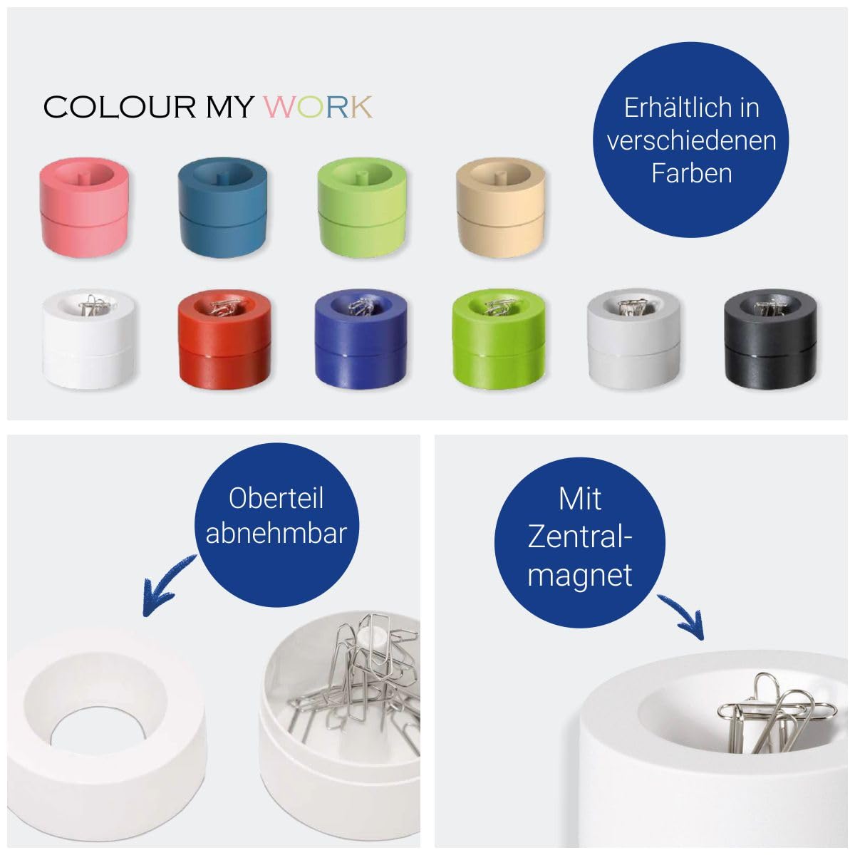 maul-maulpro-klammernspender-magnetisch-wei-inkl-15-b-roklammern image 4