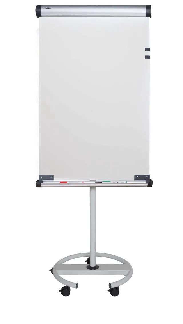 maul-maulsolid-flipchart-mobil-grau-flip2use-drehbar-66-x-97-cm image 1
