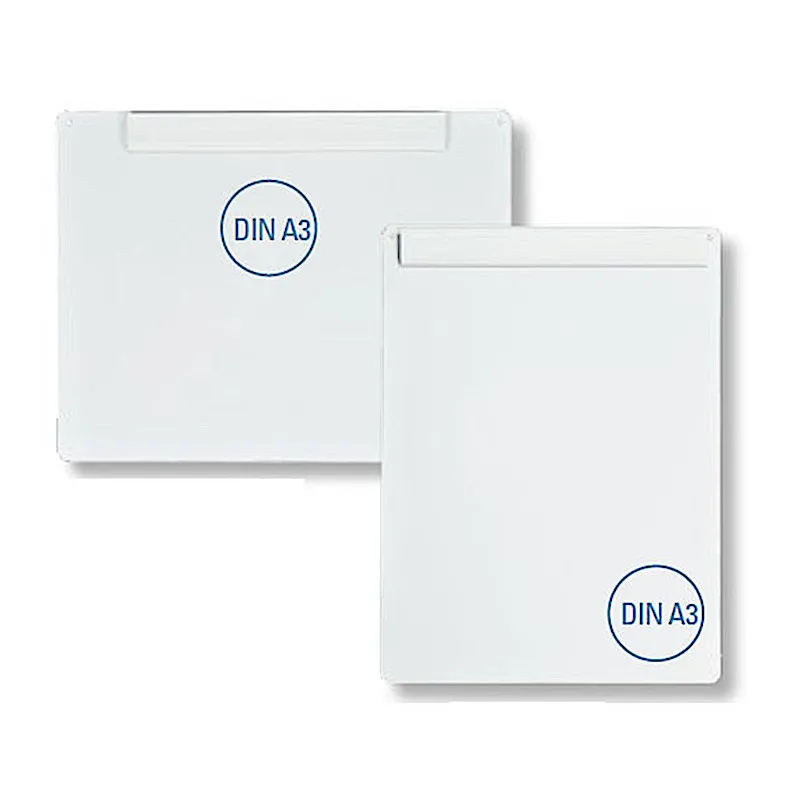 ecobra-schreibplatte-a3-aus-polystyrol-klemme-lange-oder-kurze-seite image 1
