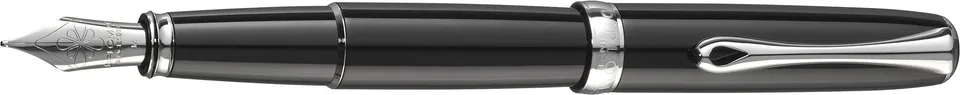 diplomat-excellence-a2-f-llhalter-lack-schwarz-feder-fein image 1