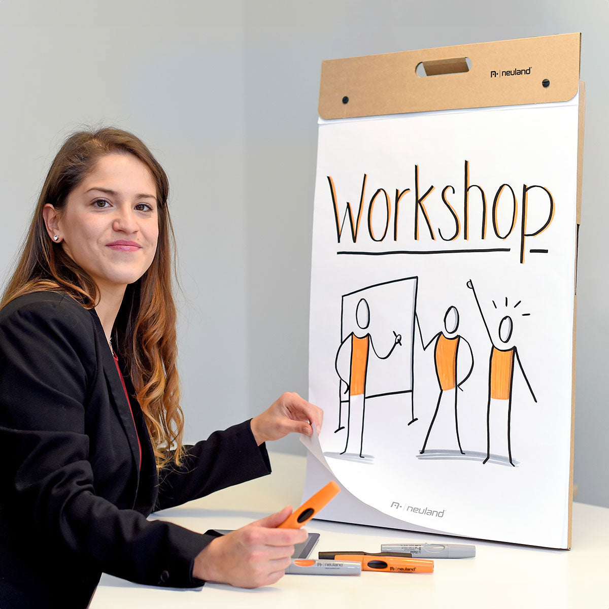 neuland-tisch-flipchart-topchart-46x73-cm-inkl-2-bl-cke image 5