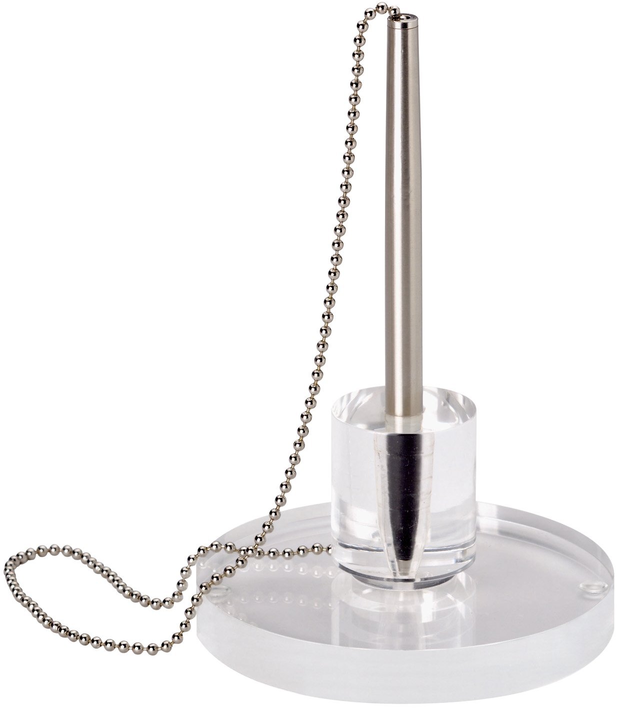 maul-acryl-kulist-nder-glasklar-mit-kugelschreiber-g2-und-kette-42-cm image 1