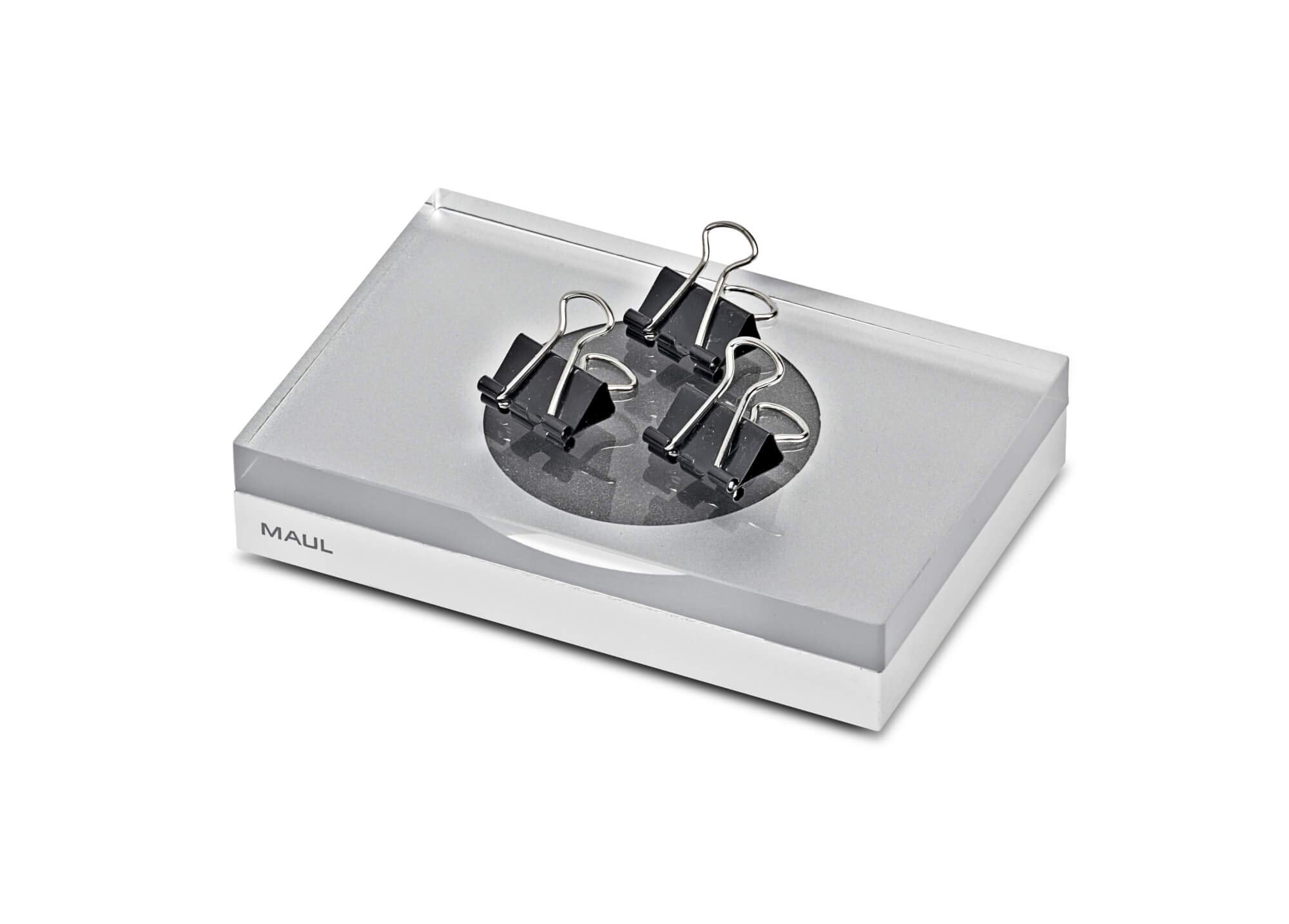 maul-maulacro-visitenkartenbox-transparent-acryl-alu-300-karten-mit-register image 2