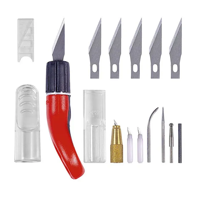 ecobra-finger-bastelmesser-18-tlg-set-mit-zubeh-r image 1